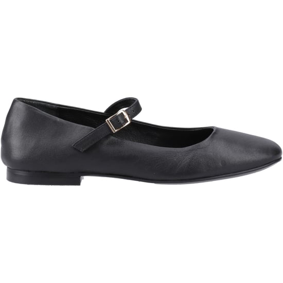 Hush Puppies Pasha Damen Schwarze Lederschuhe - Image 5