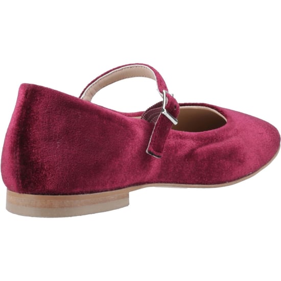 Hush Puppies Pasha Samt Damen Bordeaux Schuhe - Image 2