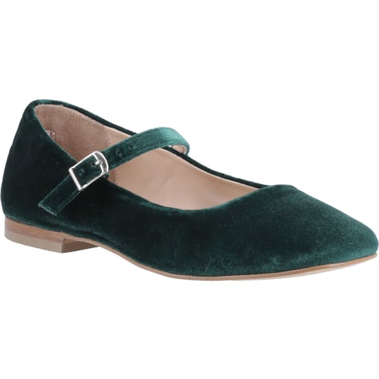 Hush Puppies Pasha Samt Damen Jade Schuhe - Image 1