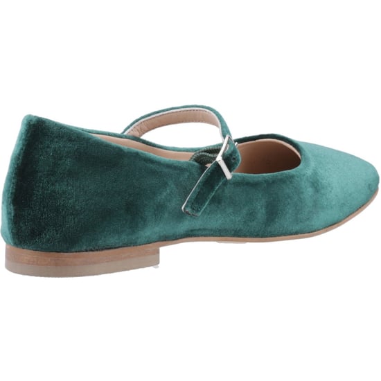 Hush Puppies Pasha Samt Damen Jade Schuhe - Image 2
