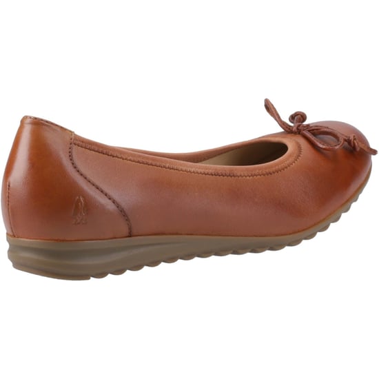 Hush Puppies Lucille Damen Flache Schuhe aus Leder in Tan - Image 2