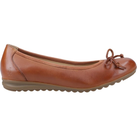 Hush Puppies Lucille Damen Flache Schuhe aus Leder in Tan - Image 5