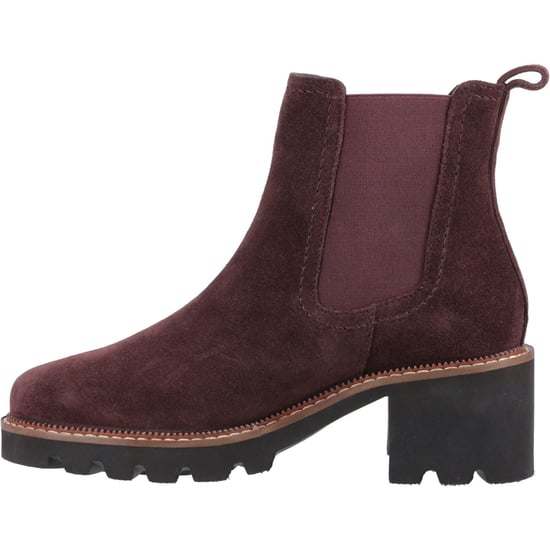 Hush Puppies Gaia Damen Stiefeletten aus Leder mit Absatz in Pflaumenfarbe - Image 4