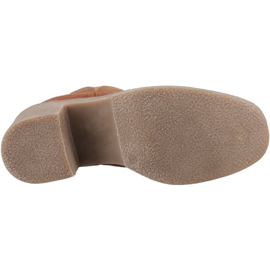 Hush Puppies Felicia Wildleder Damen Tan Blockabsatz Chelsea Stiefel - Image 3