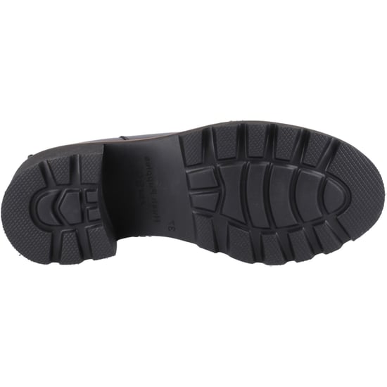 Hush Puppies Gaia Damen Schwarze Leder Stiefeletten mit Absatz - Image 3