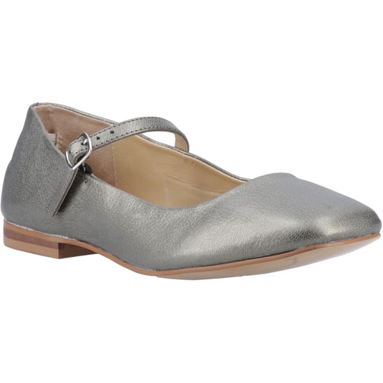 Hush Puppies Pasha Lederschuhe für Damen in Zinnfarben - Image 1