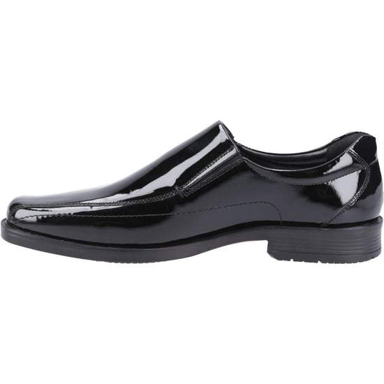Hush Puppies Brody Herren Slip-On Schuhe aus schwarzem Leder - Image 4