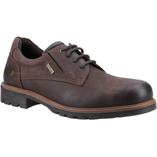 Cotswold Ebrington Leder Herren braune Schnürschuhe - Image 1