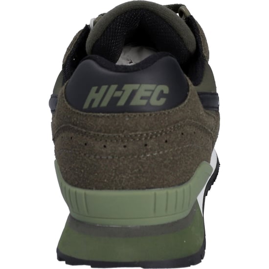 Hi-Tec Silver Shadow PU Wildleder/Polyester Herren Schnürschuhe in Dunkeloliv - Image 2