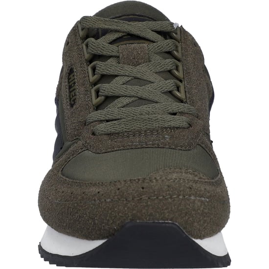 Hi-Tec Silver Shadow PU Wildleder/Polyester Herren Schnürschuhe in Dunkeloliv - Image 3