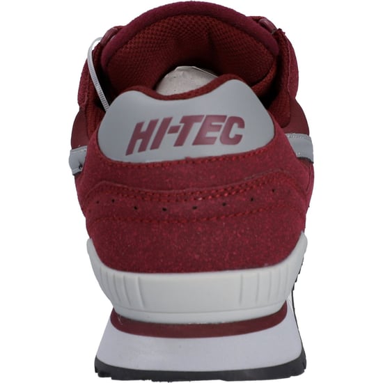 Hi-Tec Silver Shadow PU Wildleder/Polyester Herren Schnürschuhe in Kirsche - Image 2