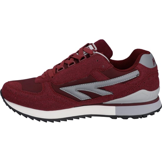 Hi-Tec Silver Shadow PU Wildleder/Polyester Herren Schnürschuhe in Kirsche - Image 4