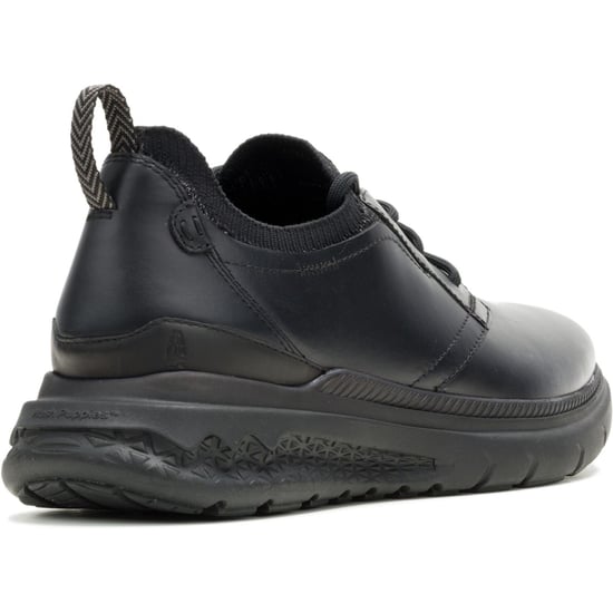 Hush Puppies Excel Leder Herren Schnürschuhe Schwarz/Schwarz - Image 2
