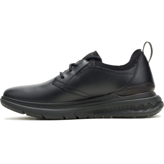 Hush Puppies Excel Leder Herren Schnürschuhe Schwarz/Schwarz - Image 5