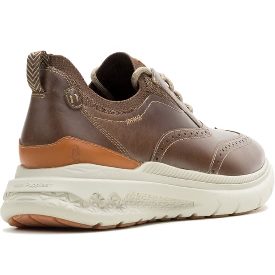 Hush Puppies Excel Leder Herren Fossil Schnürschuhe - Image 2