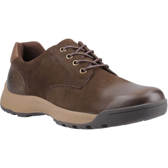 Hush Puppies Vinson Leder Herren Schnürschuhe Braun - Image 1