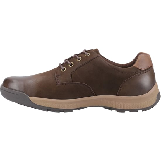 Hush Puppies Vinson Leder Herren Schnürschuhe Braun - Image 4
