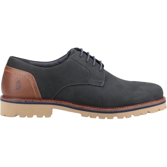 Hush Puppies Marcus Nubuk Herren Schnürschuhe in Marineblau - Image 5