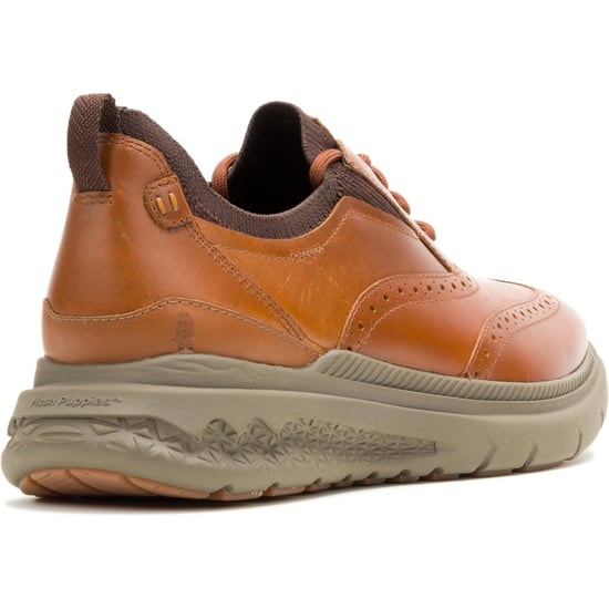 Hush Puppies Excel Leder Herren Cognac Schnürschuhe - Image 2