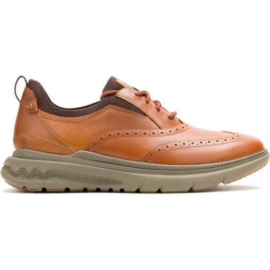 Hush Puppies Excel Leder Herren Cognac Schnürschuhe - Image 6