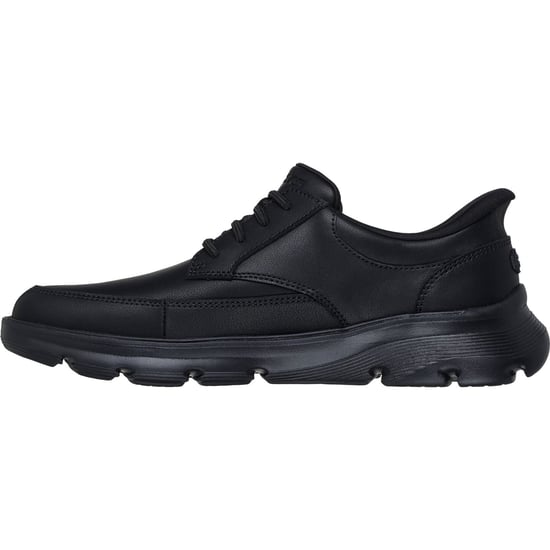 Skechers Arch Fit Garza Rowan Leder Herren Schwarz Schnürschuhe - Image 4