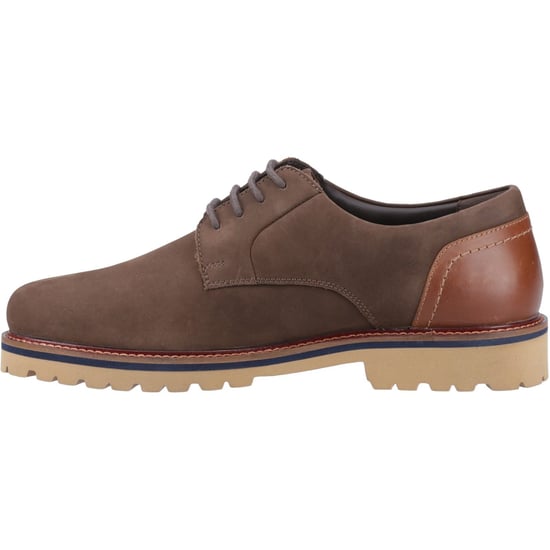 Hush Puppies Marcus Nubuk Herren Schnürschuhe Braun - Image 4