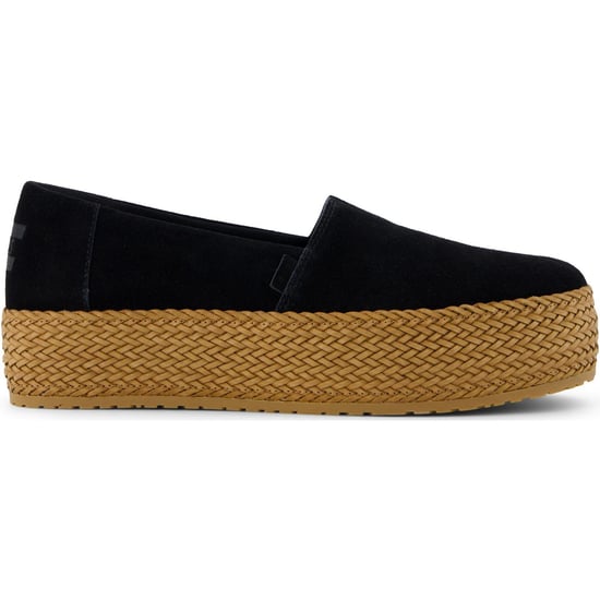 TOMS Valencia Damen Espadrilles aus schwarzem Leder - Image 4