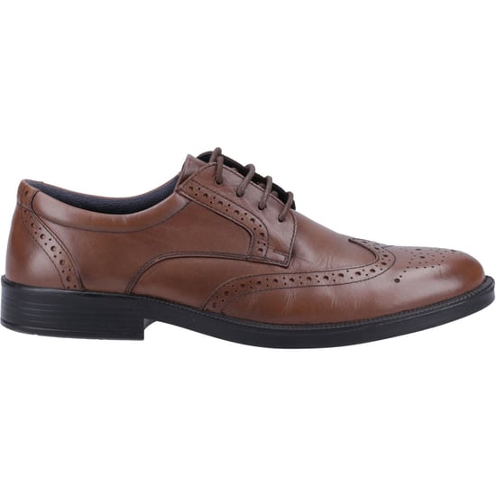 Hush Puppies Nolan Herren Brogues Schuhe aus braunem Leder - Image 4