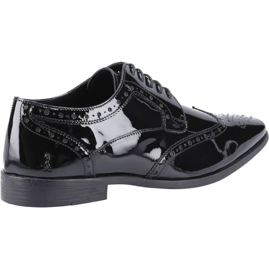 Hush Puppies Elliot Leder Herren Schwarze Brogues Schuhe - Image 2