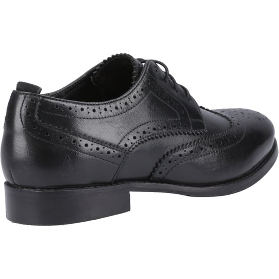 Hush Puppies Natalia Damen Brogues Schuhe aus Schwarzem Leder/Schwarz - Image 2