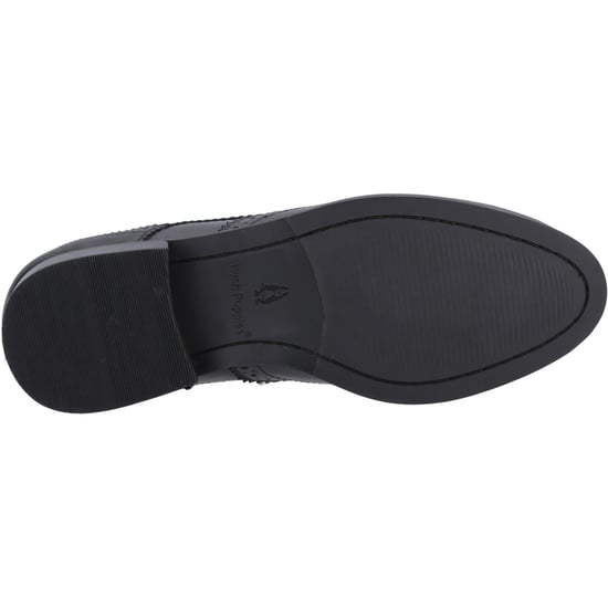 Hush Puppies Natalia Damen Brogues Schuhe aus Schwarzem Leder/Schwarz - Image 3