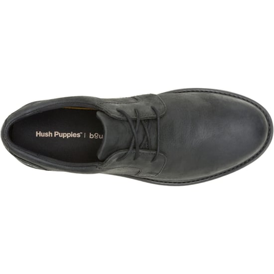 Hush Puppies JENSON MUDDY RIVER Leder Herren Schwarz Oxford Schuhe - Image 4