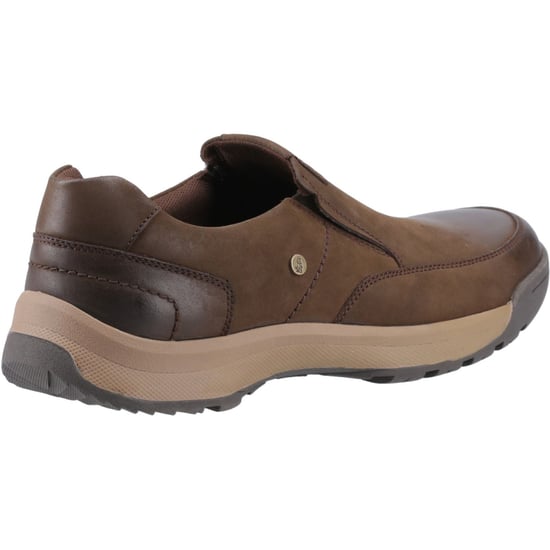 Hush Puppies Vaun Leder Herren Braun Slipper - Image 2