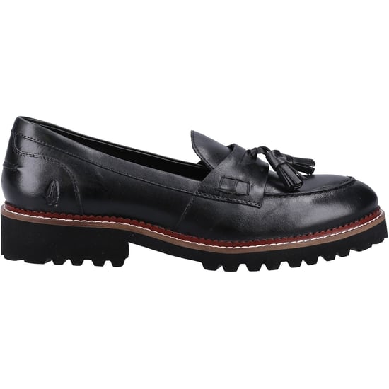 Hush Puppies Ginny Damen Schwarze Lederloafer - Image 4