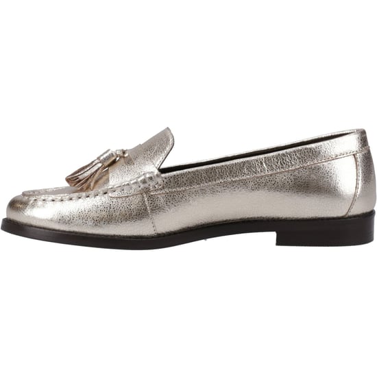 Hush Puppies Connie Damen Goldene Leder Slipper - Image 3