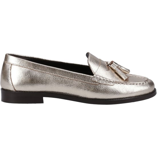 Hush Puppies Connie Damen Goldene Leder Slipper - Image 4