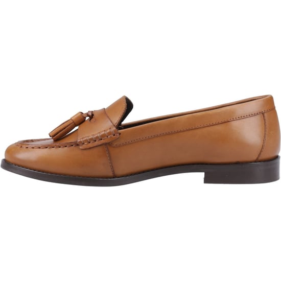 Hush Puppies Connie Leder Damen Tan Loafers - Image 4