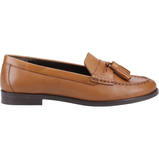 Hush Puppies Connie Leder Damen Tan Loafers - Image 5