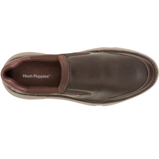 Hush Puppies Baylor Leder Herren Braun Slipper - Image 4