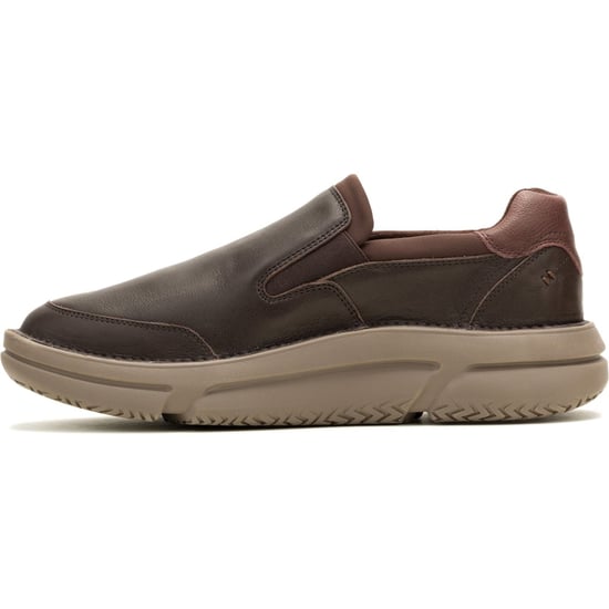 Hush Puppies Baylor Leder Herren Braun Slipper - Image 5