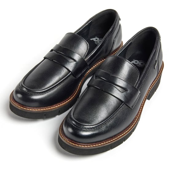 Pod Kaltin Damen Schwarze Lederloafer - Image 5