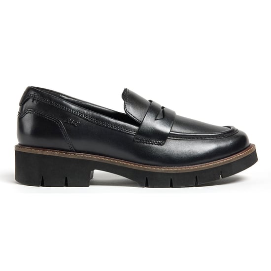 Pod Kaltin Damen Schwarze Lederloafer - Image 3