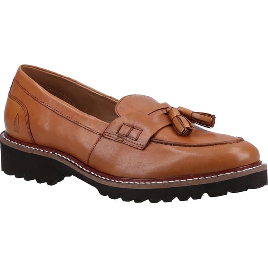 Hush Puppies Ginny Leder Damen Tan Loafers - Image 1