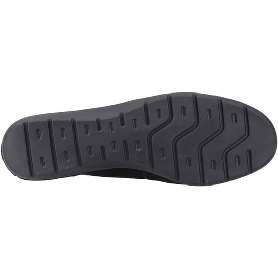 Hush Puppies Shelby Wildleder Damen Schwarz Slipper - Image 3