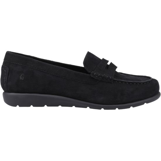 Hush Puppies Shelby Wildleder Damen Schwarz Slipper - Image 5