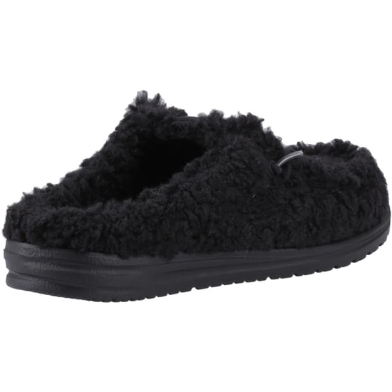 HEYDUDE Wally Polyester Herren Schwarz/Schwarz Clogs - Image 2