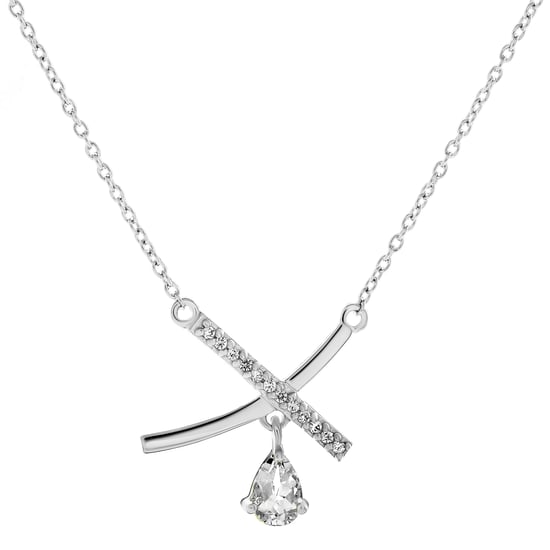 Orphelia 'Charlotte' Damen Set aus 925 Sterling Silber: Halskette + Ohrringe + Ring - Silber SET-7580/W - Image 2