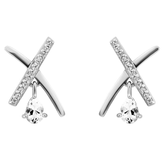 Orphelia 'Charlotte' Damen Set aus 925 Sterling Silber: Halskette + Ohrringe + Ring - Silber SET-7580/W - Image 3