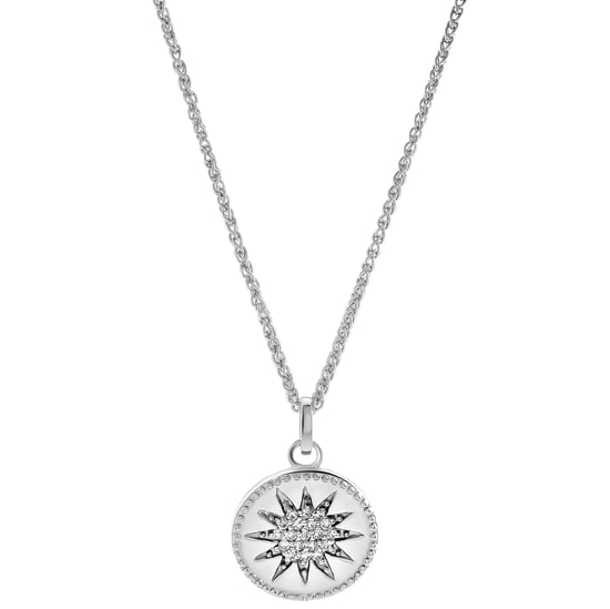 Orphelia 'Shine' Damen 925 Sterling Silber Set: Halskette + Ohrringe + Ring - Silber SET-7576 - Image 2
