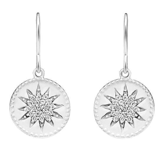 Orphelia 'Shine' Damen 925 Sterling Silber Set: Halskette + Ohrringe + Ring - Silber SET-7576 - Image 3